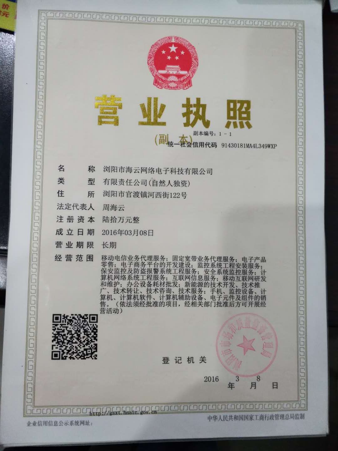 浏阳市海云网络电子科技有限公司,浏阳安防监控系统,浏阳考勤系统,停车场系统哪里的好